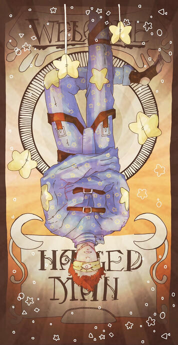 Part of a tarot duo set.